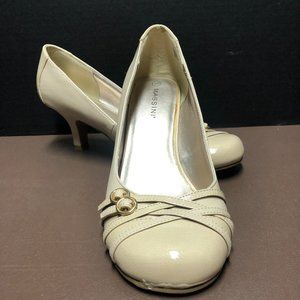 Massini cream color heels